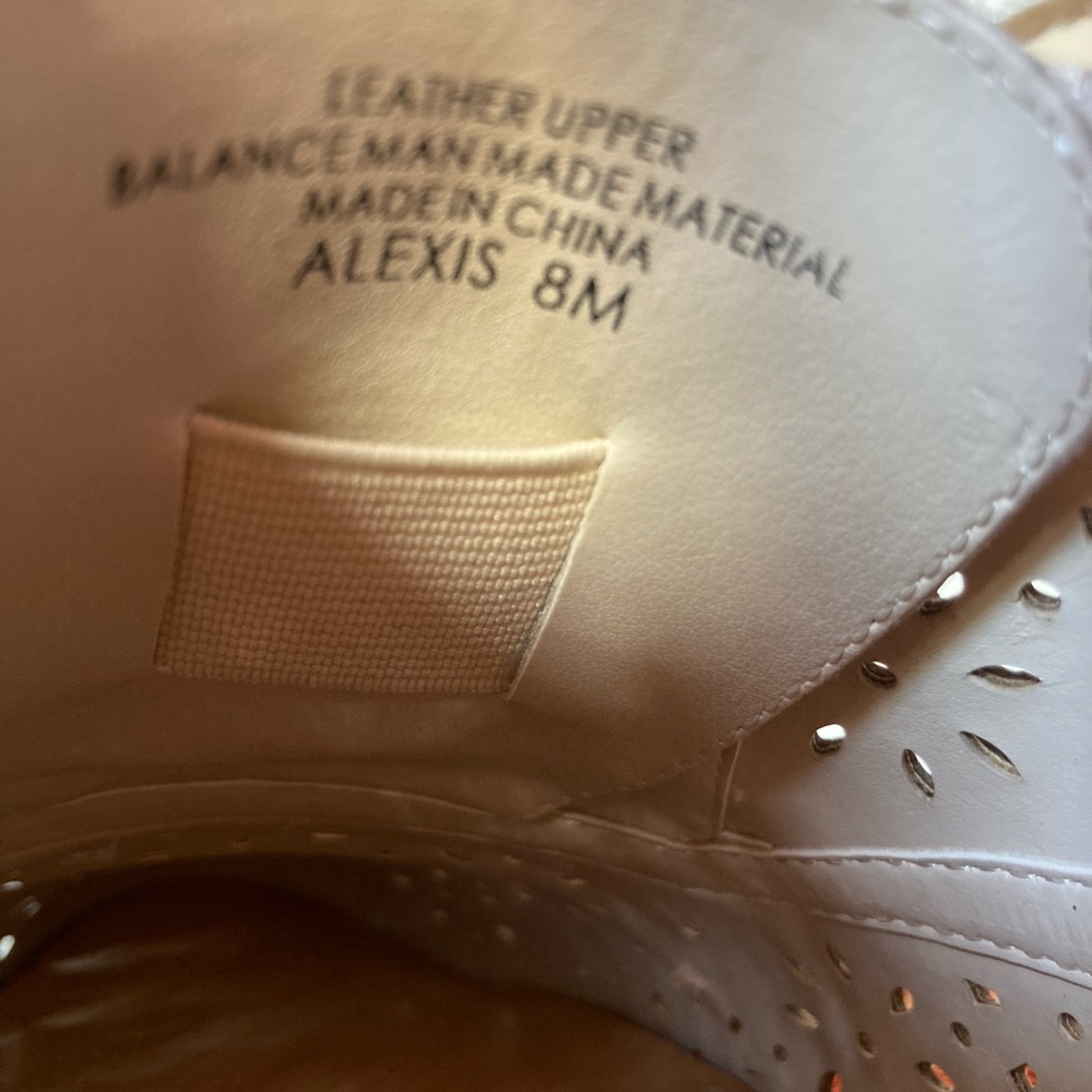 Crown Vintage Alexis White Perforated Flats - Picture 6 of 6